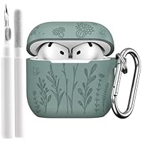 Custodia Silicone Per AirPods 4 Gen (2024) - Antiurto Con Moschettone, Compatibile USB-C, Design Ispessito - Foto 3