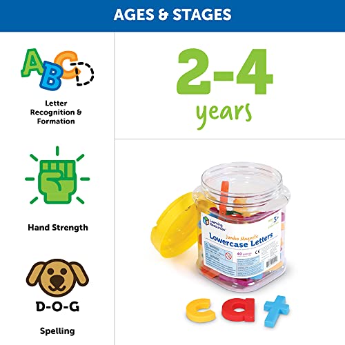 image for Learning Resources Jumbo Magnetic Lowercase Letters, Develops Letter a