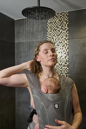 Dooky Splash Babytrage und Tragetuch in einem, Ideal zum Duschen und Schwimmen, Ab Geburt, Komfortabel & sicher, Schnell trocknend, Baby Carrier für Neugeborene 56-74 cm, SGS Getestet
