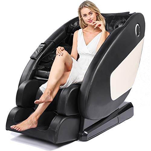 TissRelax Shiatsu Massage Chair Recliner in black