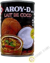 Coconut Milk for Cooking AROY-D 400 ml Thailand - Pack of 6
