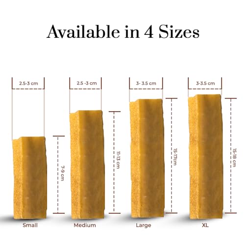 Dogsee Chew Bars for Dogs - Small Bars 100g (Pack of 2) | 100% Natural Yak Chews | Smoke Dried | Long Lasting | Helps Fight Plaque & Tartar | Promotes Healthy Immune System