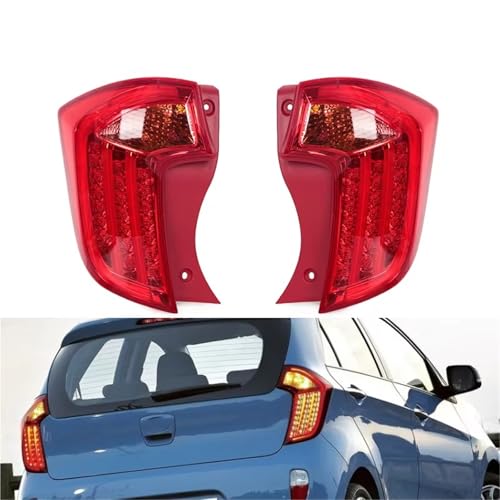Feu arrière pour Kia Picanto 2012-2016 en polycarbonate de haute qualité