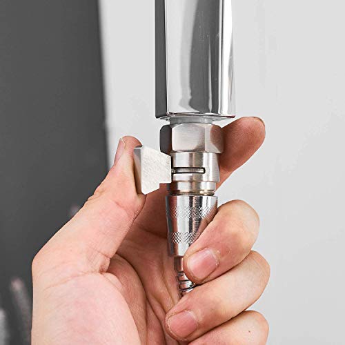 Shower Valve Water Flow Control Brass Construction Water Pressure Regulator Bathroom Shut Off Valve Turn Off Reduce Water Switch For Hand Held Shower Head Hose Bidet Sprayer G1/2 By Bathfinesse #TOP5