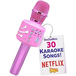 Move2Play Motown Magic, Bluetooth Karaoke Microphone | Includes 30 Famous Songs |Kids Karaoke Microphone | Birthday Gift for Boys and Girls Ages 3 4 5 6 7 8+