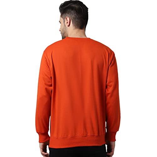 Image of Mack Jonney Fleece Round Neck Solid Sweatshirt for Men (Pack of 2)-SW RRN PNK Sky 02-P