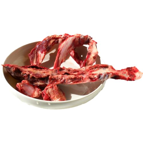 ペット用鹿骨セット 胸骨・ヒザ 1kg 冷凍 お肉付き 加熱用 ペットフード