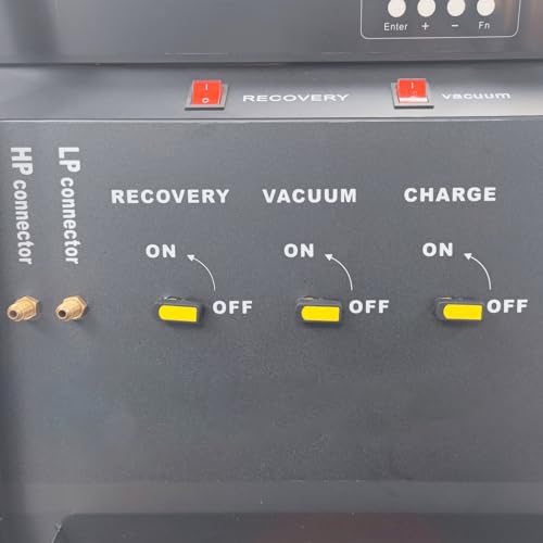 Máquina automática para carga de refrigerante y reciclaje AC miniatura 4