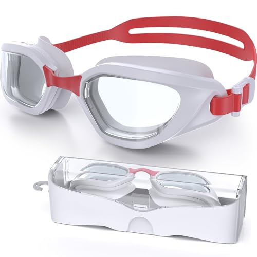 Vegemono Swimming Goggles Anti Fog Anti UV No Leakage For Men Women Youth