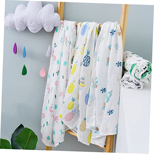 SOIMISS Pasgeboren Badhanddoek Peuter Slaapzak Zak Baby Inbakeren Wrap Peuter Badhanddoek Baby Badhanddoeken Baby Gaas Inbakeren Dekens Grote Baby Badhanddoek Slaapzak Gaas Deken - Afbeelding 5
