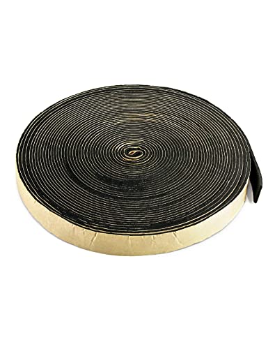 Cinta de espuma aislante para tuberías QWORK de 1" x 1/8" x 50' impermeable