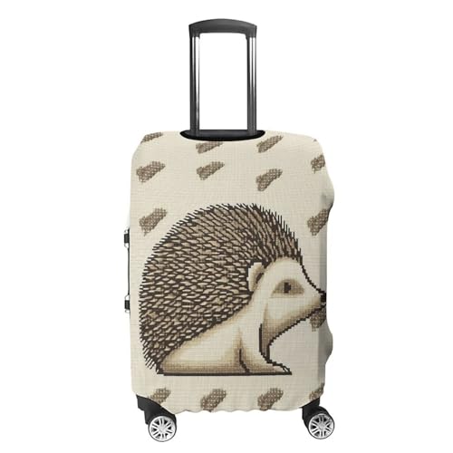 Luggage Cover Elastic Suitcase Cover Protector Washable Travel Baggage Covers Hedgehog Luggage Covers Carry On Luggage Protector Anti-scratch 19-32 Inch L4