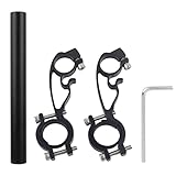 Prosxylate Estensore per manubrio da bici 20 cm, staffa di estensione in lega di alluminio...