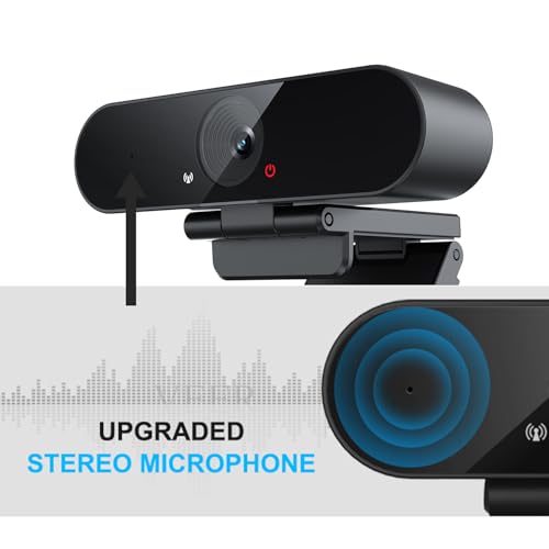 Webcam 1080P Smilodon autofocus et microphone réduction de bruit - 4
