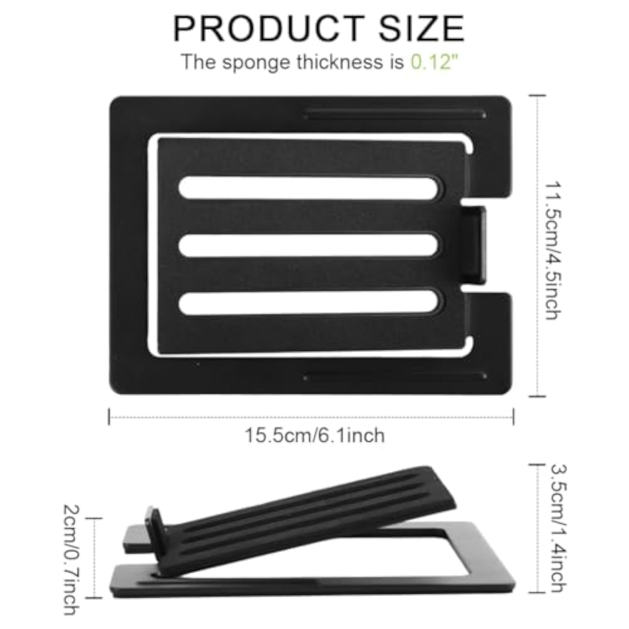 2 Pack Desktop Speaker Stand, Universal