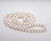DENGGUANG Pearl Necklace for Women,Freshwater Cultured Pearls Strand Necklaces Jewelry Gift for Mom Wife (Size 8-9mm Length 20 inch)