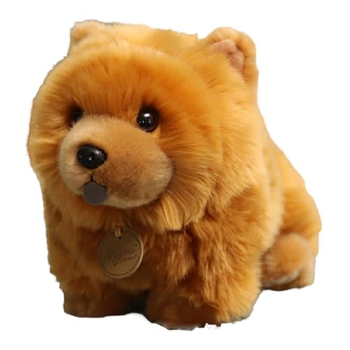 Comfort garantito: con il suo tessuto in peluche che non sbiadisce, questo peluche a forma di Chow Chow garantisce un comodo abbraccio che non si deforma e non lascia pelucchi, offrendo più momenti di felicità accogliente.