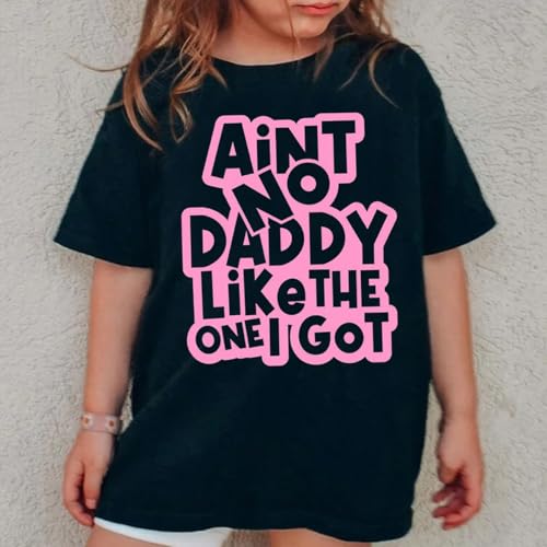 COZYEASE Girl's Crewneck Letter Graphic T-Shirt Short Sleeve Cute Shirt Summer Casual Top for Young Girls2