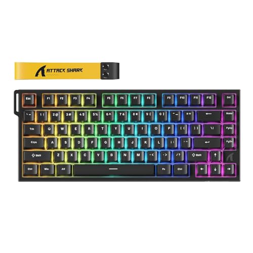 ATTACK SHARK R82 HE Rapid Trigger Wired Mechanical Gaming...