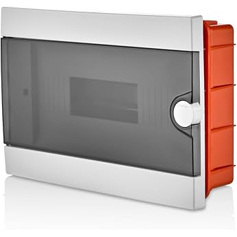 Lion Electric Fuse Box Flush-Mounted 1 Row 12 Modules Small Distributor White Surface-Mounted Distributor IP40 Power Box Inst