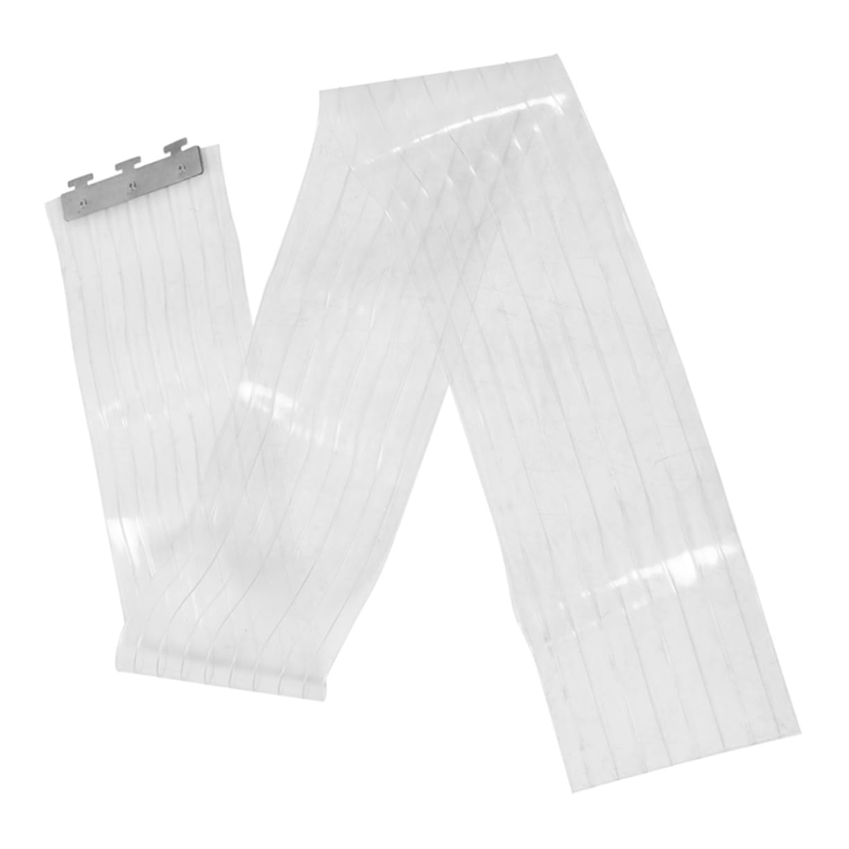 Rideau à lanières plastique transparent isolation thermique épaisseur hauteur modulable