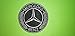 Produktbild Ecusson-Patches Aufnäher, Toppa, Mercedes Benz Stern, zum Aufbügeln