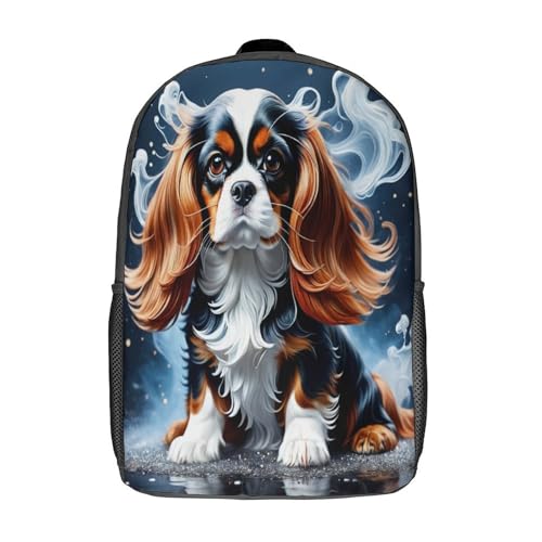 Sac à dos de voyage haute capacité Cocker Spaniel ergonomique 17"