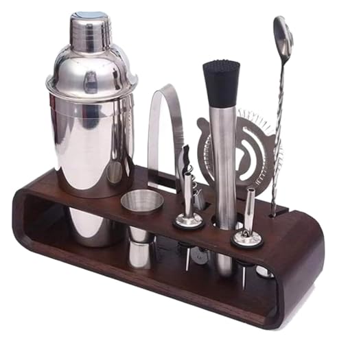 Coctelera para cócteles de acero inoxidable con soporte organizador duradero 3