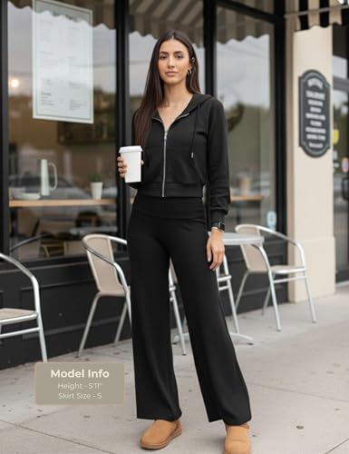 Popana Palazzo Pants for Women Casual Summer Wide Leg Beach Pants Plus Size Made in USA2