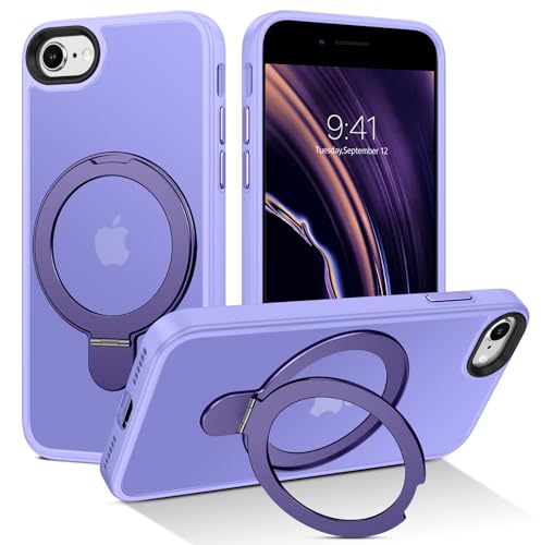 Coque iPhone SE béquille magnétique pour éviter les chutes