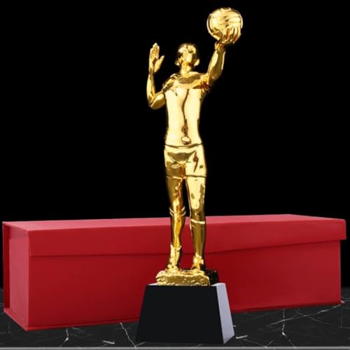 Trophée Volleyball personnalisé - Récompense match résine 28cm