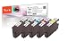 Produktbild Peach E071/089 Spar Pack Plus Druckerpatronen (2xBK, C, M, Y) ersetzt Epson T0895XL, C13T08954011 für z.B. Epson Stylus SX 400, Epson Stylus SX 205, Epson Stylus SX 210, Epson Stylus SX 218
