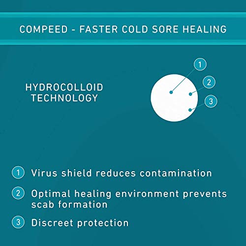 Image of Compeed Cold Sore Patch-Invisible, Fever Blisters For Lips With 12 Hours Non Stop Action Lip Patch For Women, Men And Kids, 15 Patches Pack