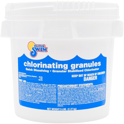 In The Swim Sodium Dichlor Chlorine Shock Granules for Sanitizing Hot Tubs and Spas &ndash; Fast...