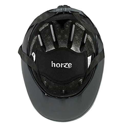 Casco de montar Horze Pacific Defenze ajustable para evitar presión 5