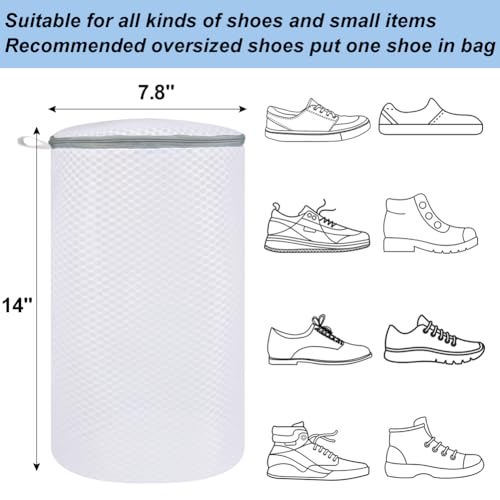 Vivifying 20231222 Shoe Washing Machine Bag, 2 Pack Honeycomb Mesh Shoe Laundry Bag thumb #1