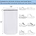 Vivifying Shoe Washing Machine Bag, 2 Pack Honeycomb Mesh Laundry Bag with Zipper for Sneakers, Running Shoes, Sock, Bras, Delicates and Toys