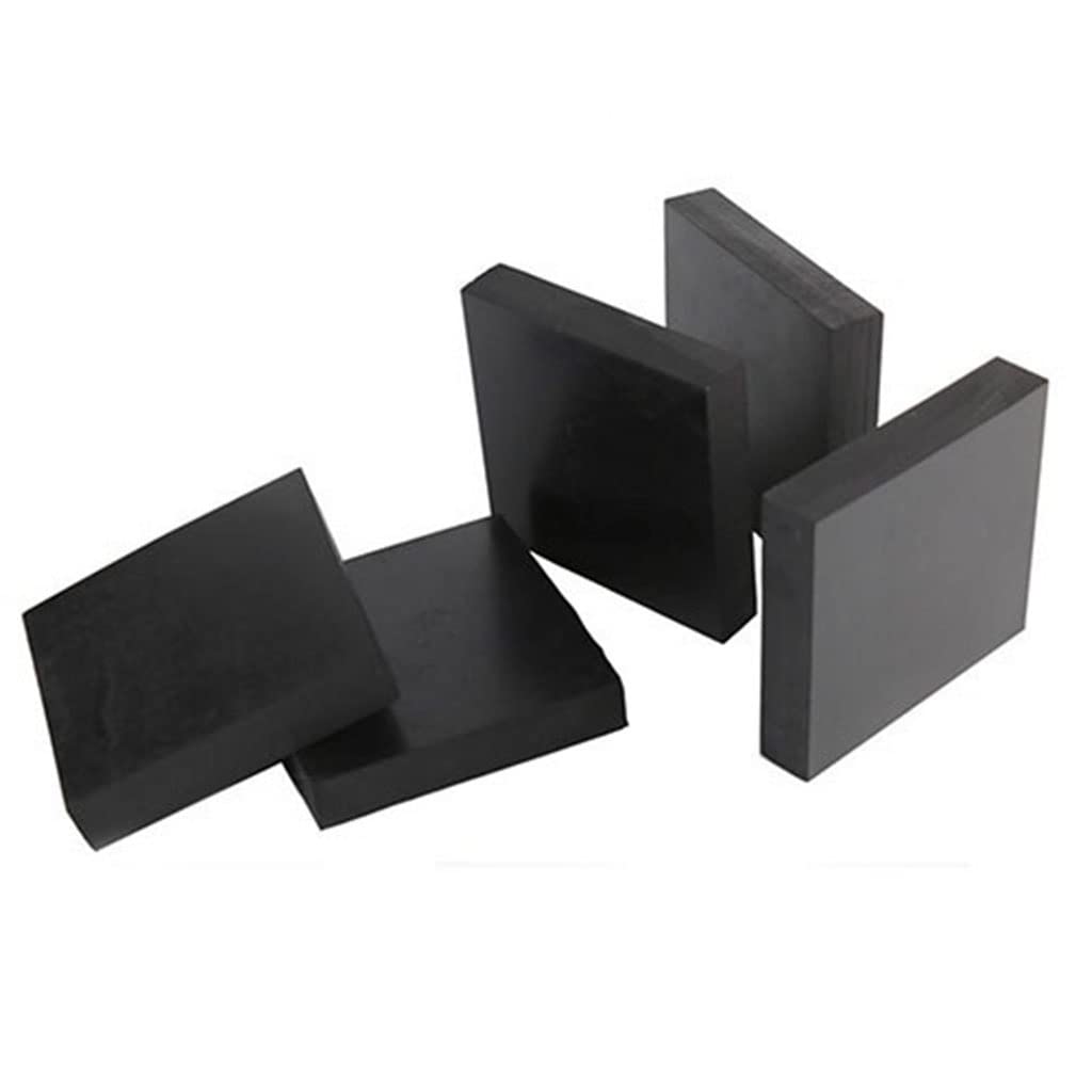 3 Plaques Amortissantes En Polyuréthane (PU) – 100x100 Mm Et 200x200 Mm – Épaisseur 5 à 20 Mm – Antivibratoire, Résistant à L'huile – Pour Machines, Sport, Bricolage - 11