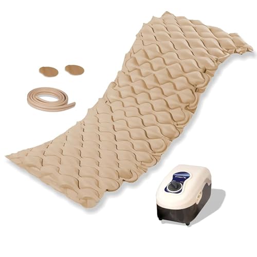 Image of TenTabs Anti Bedsore Air Mattress with Pump for Bedridden Patients | Alternating Pressure Air Mattress | Medical Air Bed for Patients, Elderly & Home Care | Hospital Bed Mattress