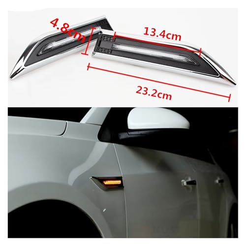 Luz posición lateral Cruze soluciona intermitentes guardabarros opacos 4