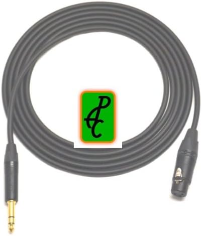 10 ft Mogami 2534 Quad Balanced Microphone Cable Neutrik XLR Male - 1/4" TRS