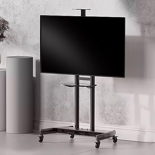 Soporte móvil para TV de 32-70 pulgadas con ruedas ajustable en altura miniatura 2