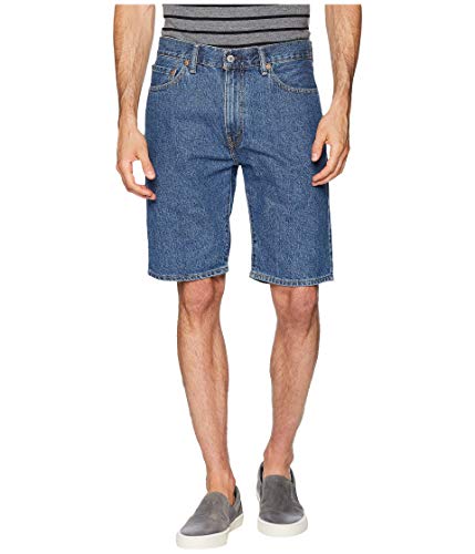 Levi's Men's 505 Regular Fit Shorts, Medium Stonewash-Amazon Exclusive, 33
