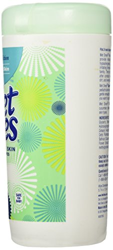 Wet Ones Sensitive Skin Hand Wipes, Extra Gentle 40 Count Canister (Pack of 4)