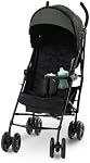 Summer Infant Ingenuity 3Dlite Convenience Stroller, Green–Lightweight Stroller with Aluminum Frame, Large Seat Area, 4 Position Recline, Extra Large Storage Basket–Infant Stroller for Travel & More