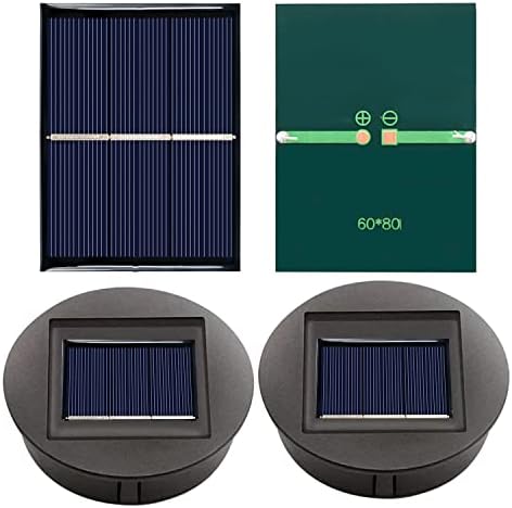 Mini panel słoneczny 1,5 V, 0,65 W, 60 x 80 mm, 8 szt. mikro-paneli słonecznych, kolektor słoneczny do energii słonecznej, majsterkowania, projektów naukowych, zabawek, ładowarek