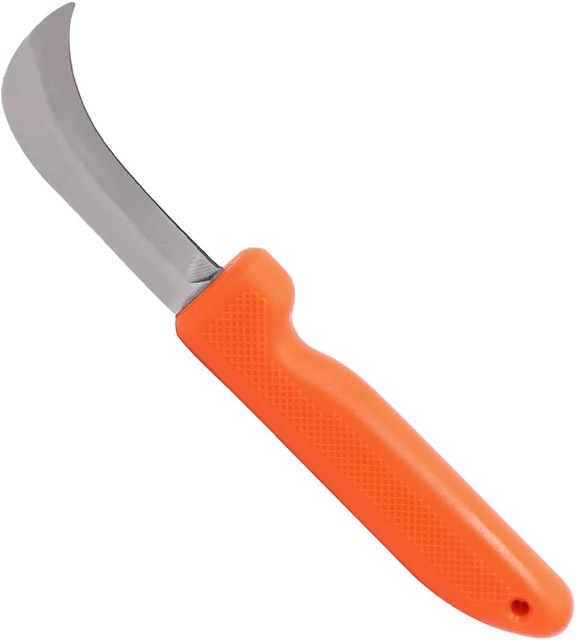 Zenport K103 Harvest Utility Knife with 3-Inch Straight Stainless Steel Non-Serrated Blade, Box of 24