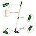 Duckura Kids Gardening Tools Set - 10pcs Wheelbarrow Set for Kids with Shovel, Rake, Leaf Rake, Summer Outdoor Yard Digging Weed Toys, Valentine's Birthday Gifts for Boys Girls Age 2 3+ Years(Green)
