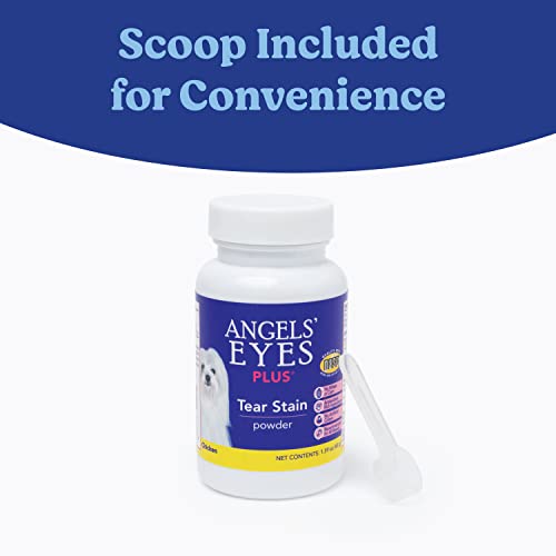 Angels’ Eyes Plus Tear Stain Prevention Chicken Powder For Dogs And Cats | For All Breeds | No Wheat No Corn | Daily Support For Eye Health | Proprietary Formula #TOP6