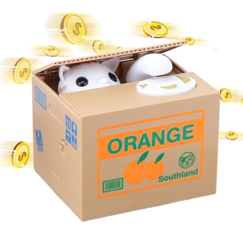 Nybhyjka Cat Money Bank, Cat Rube Money Bank | Lattine di monete elettroniche per risparmio di denaro grazioso - Risparmio di lattina per adulti, bancono Nybhyjka Cat Money Bank, Cat Rube Money Bank | Lattine di monete elettroniche per risparmio di denaro grazioso - Risparmio di lattina per adulti, bancono
